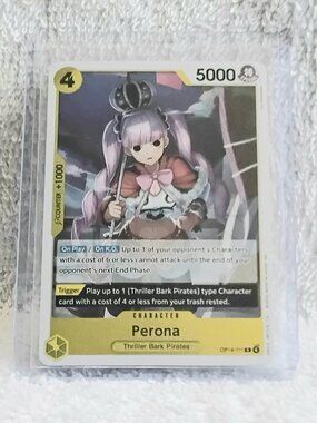 3/$25 Mint Rare One Piece Perona Holo Character Card OP14-111 by Bandai!!